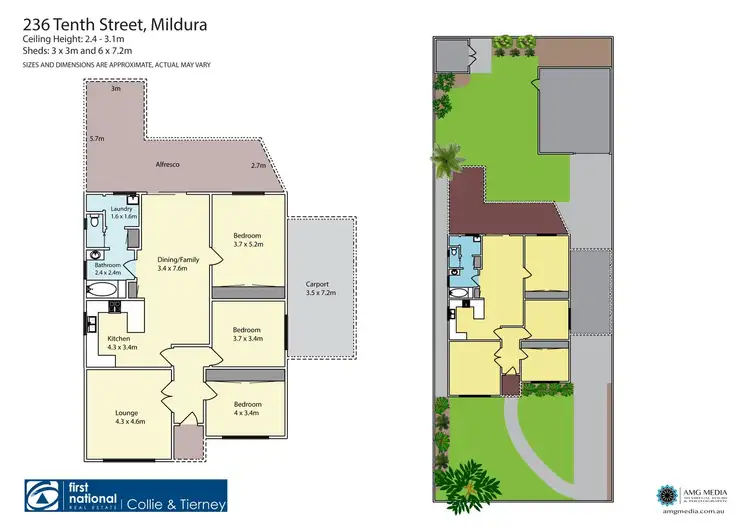 Floorplan of Homely house listing, 236 Tenth Street, Mildura VIC 3500