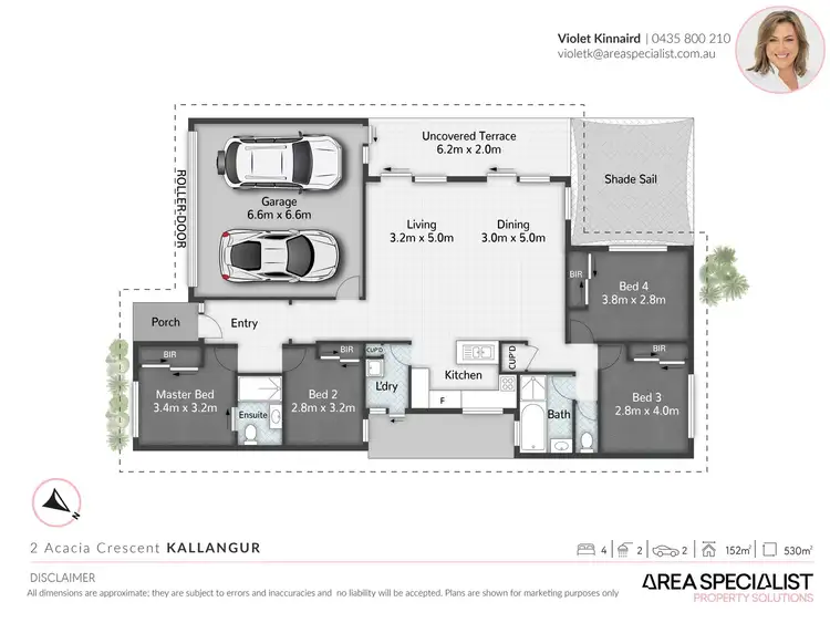 Floorplan of Homely house listing, 2 Acacia Crescent, Kallangur QLD 4503