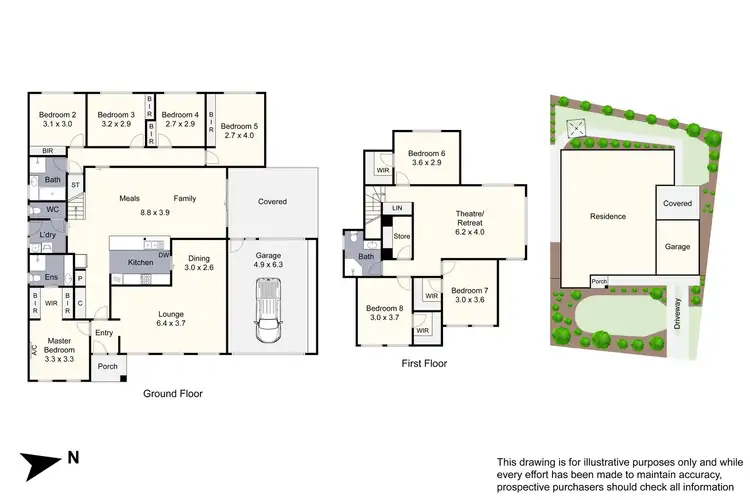Floorplan of Homely house listing, 2 Thoonen Court, Keysborough VIC 3173