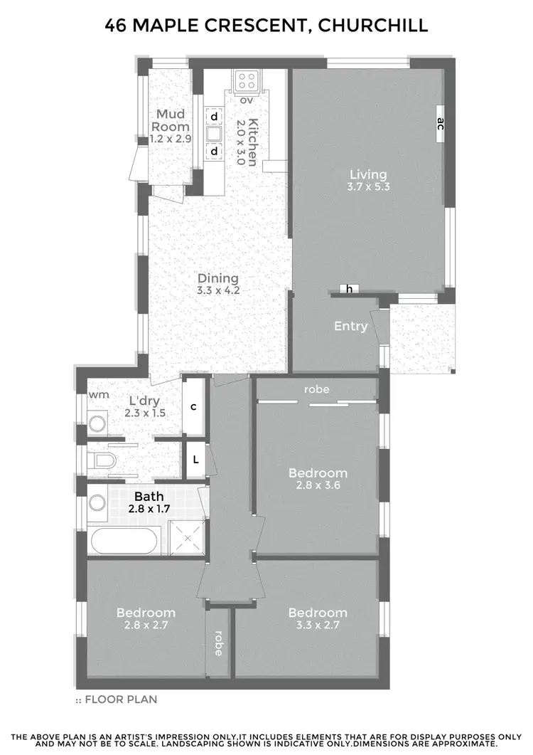 Floorplan of Homely house listing, 46 Maple Crescent, Churchill VIC 3842