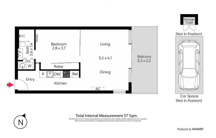 Floorplan of Homely apartment listing, 47/17 Eucalyptus Drive, Maidstone VIC 3012