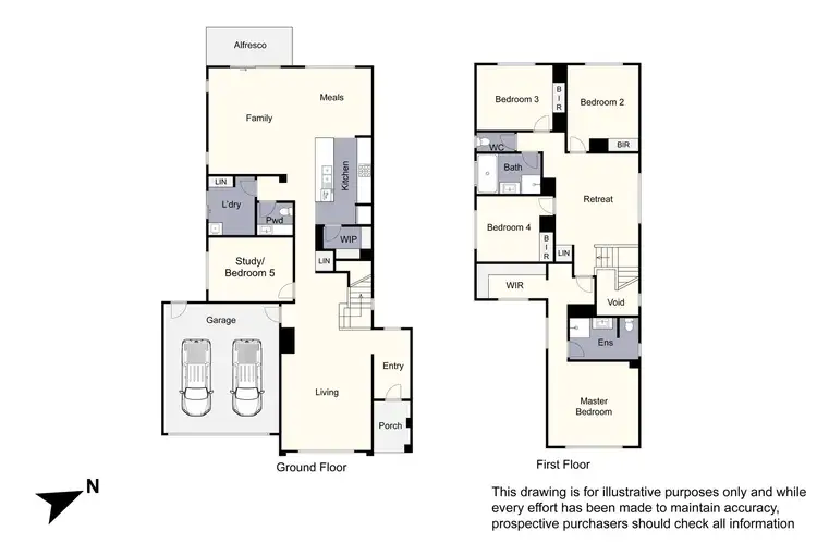 Floorplan of Homely house listing, 12 Yellowbox Drive, Keysborough VIC 3173