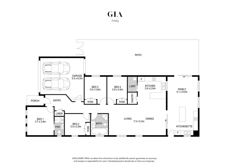 Floorplan of Homely house listing, 36 Lisa Crescent, Bonnyrigg NSW 2177