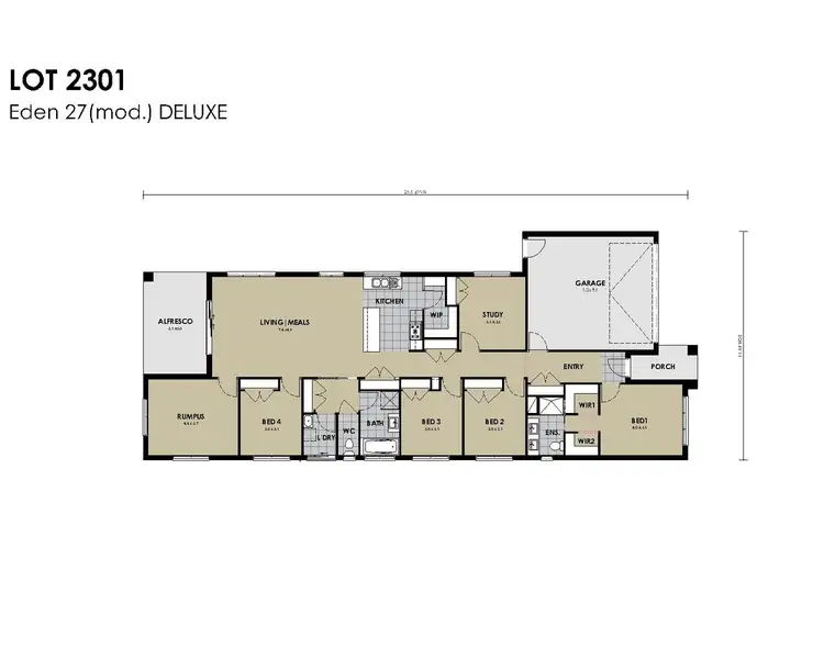 Floorplan of Homely land listing, 4 Tomer Place, Pakenham VIC 3810