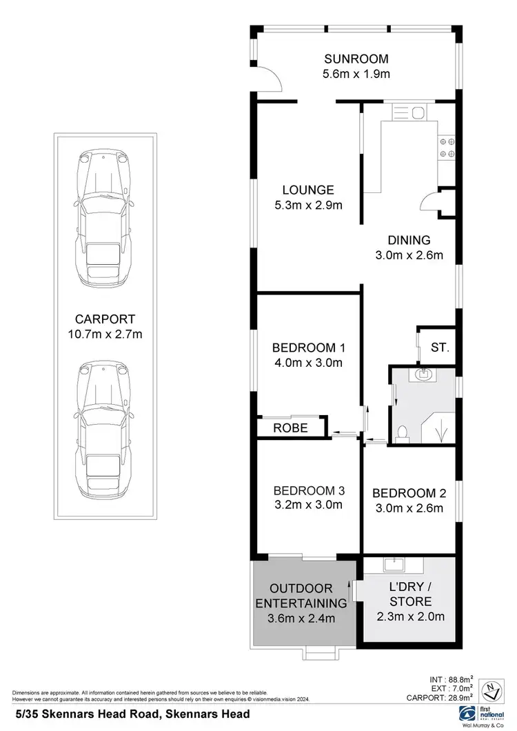 Floorplan of Homely house listing, 5/35 Skennars Head Road, Skennars Head NSW 2478