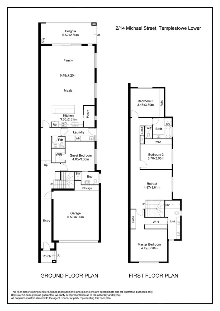Floorplan of Homely house listing, 14A Michael Street, Templestowe Lower VIC 3107