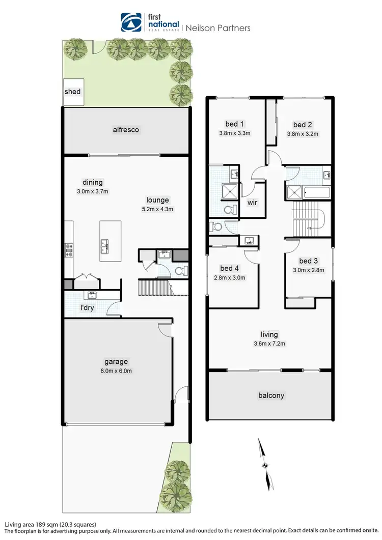 Floorplan of Homely townhouse listing, 32 Swan Street, Pakenham VIC 3810