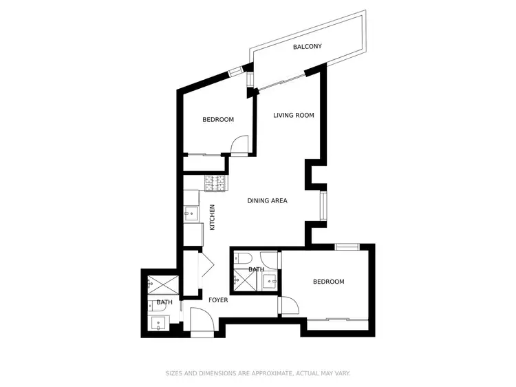 Floorplan of Homely apartment listing, 14/15 Moore Street, Moonee Ponds VIC 3039