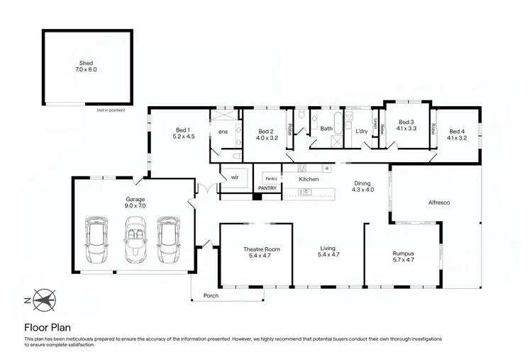 Floorplan of Homely house listing, 13 Pontvale Close, Gisborne VIC 3437