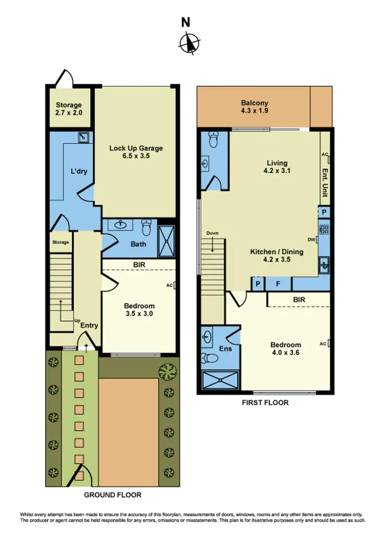 Floorplan of Homely townhouse listing, 34 Wilkinson Road, Sunshine VIC 3020