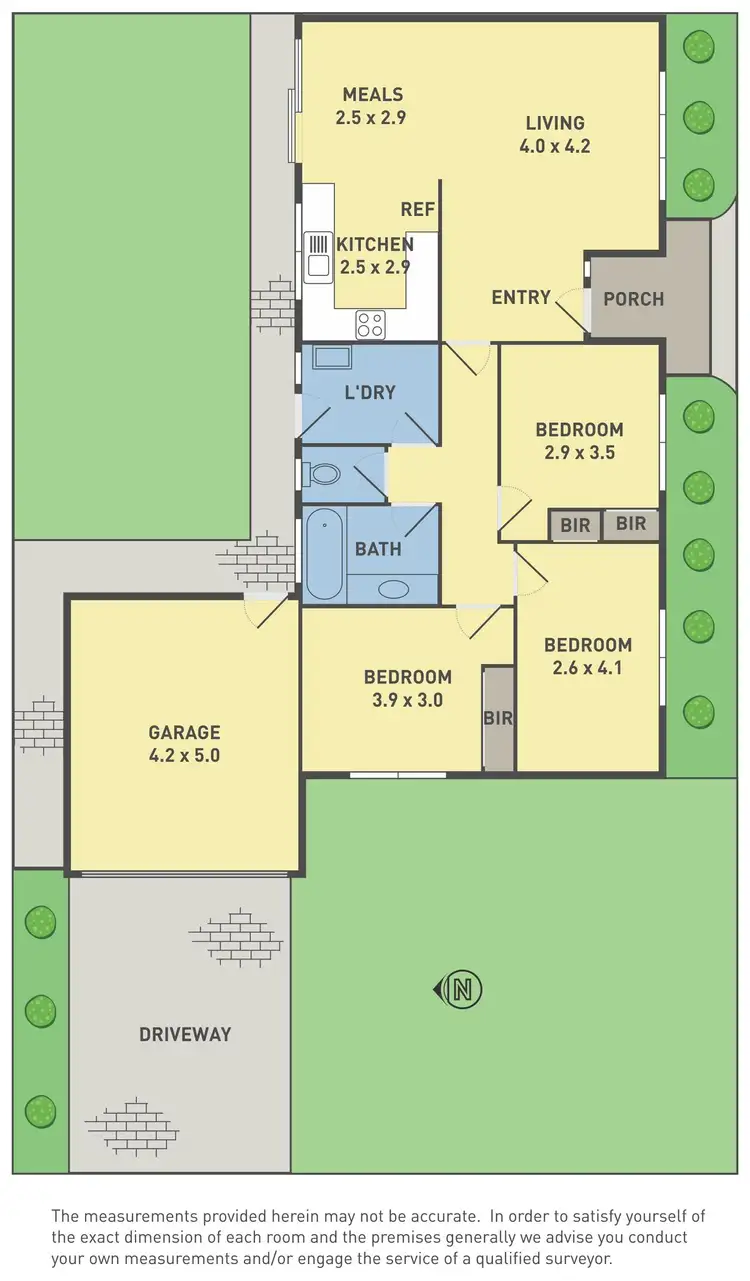 Floorplan of Homely unit listing, 1/24 Sydney Street, Albion VIC 3020