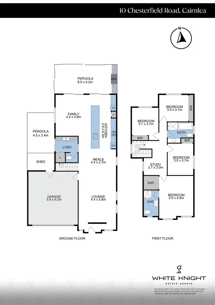 Floorplan of Homely house listing, 10 Chesterfield Road, Cairnlea VIC 3023