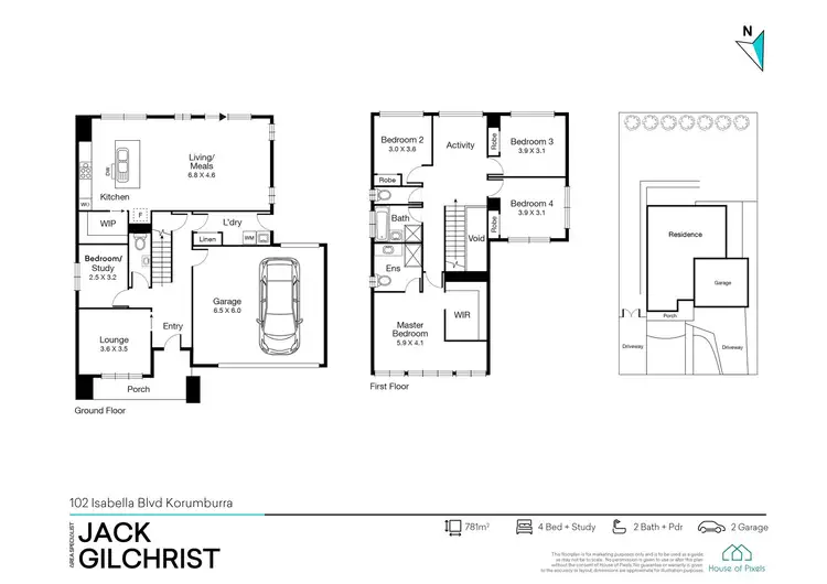 Floorplan of Homely house listing, 102 Isabella Boulevard, Korumburra VIC 3950