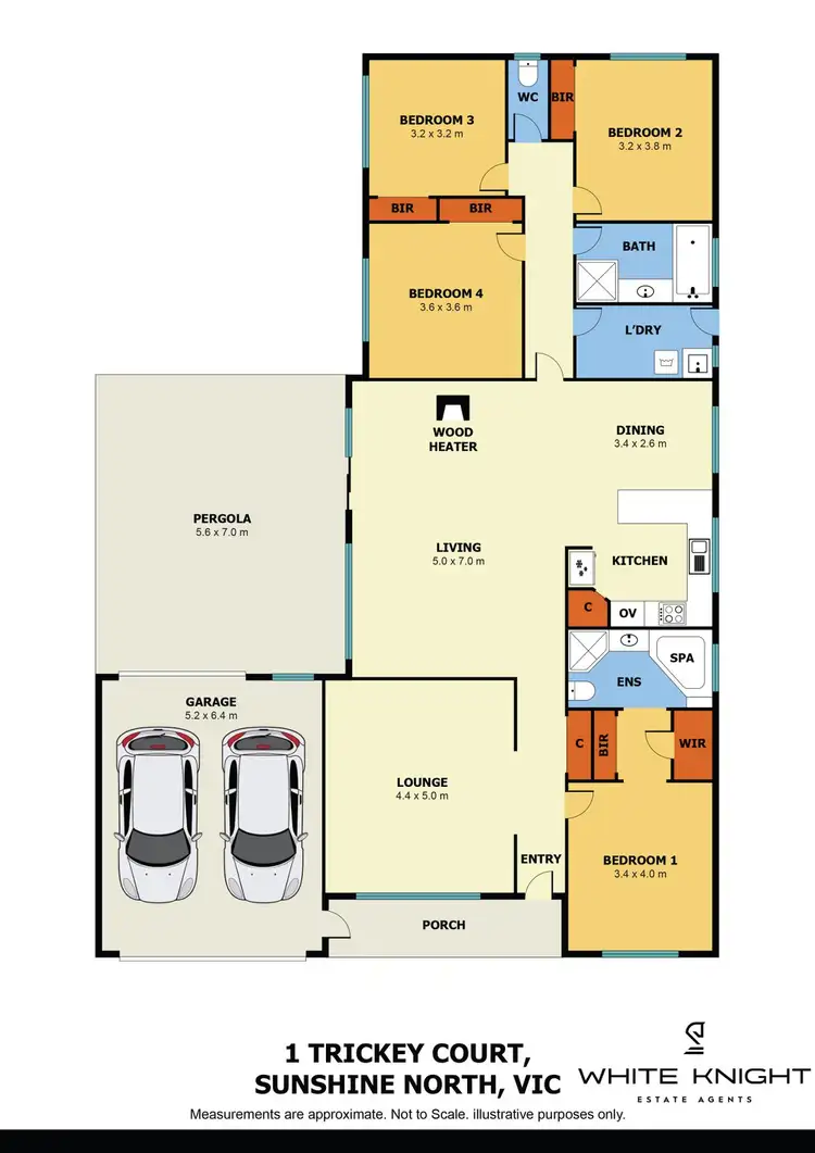 Floorplan of Homely house listing, 1 Trickey Court, Sunshine North VIC 3020