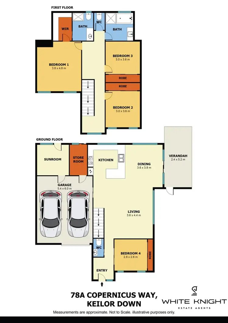 Floorplan of Homely house listing, 78A Copernicus Way, Keilor Downs VIC 3038