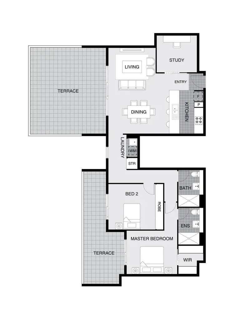 Floorplan of Homely apartment listing, 131/45 Catalano Street, Wright ACT 2611
