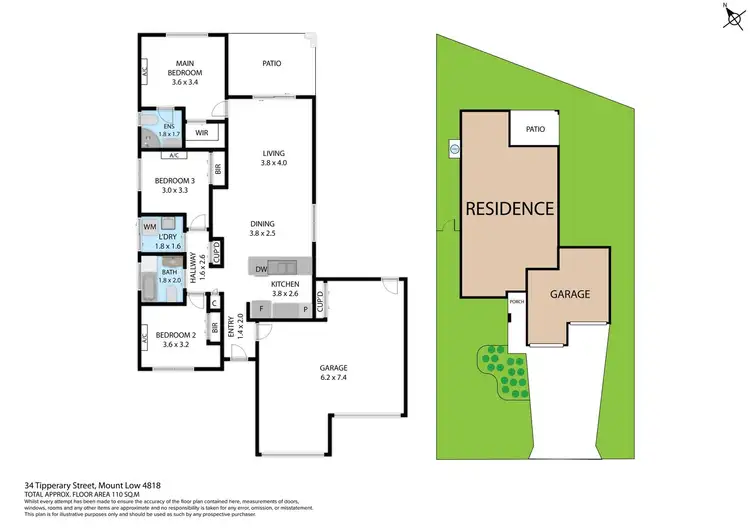 Floorplan of Homely house listing, 34 Tipperary Street, Mount Low QLD 4818