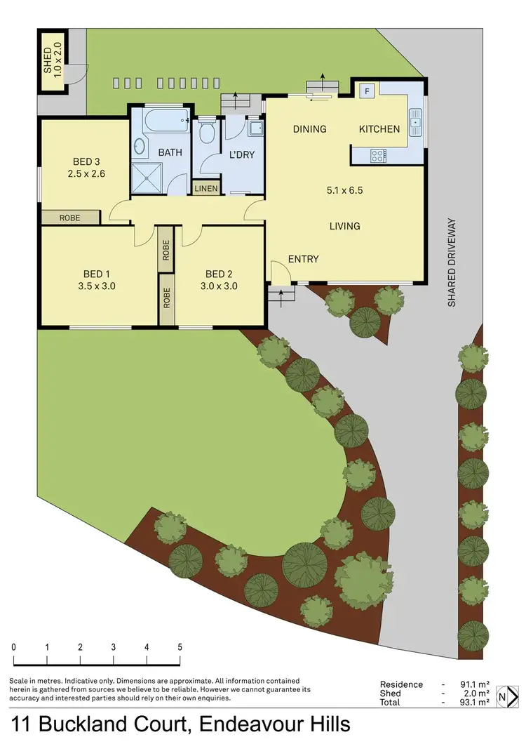 Floorplan of Homely house listing, 11 Buckland Court, Endeavour Hills VIC 3802