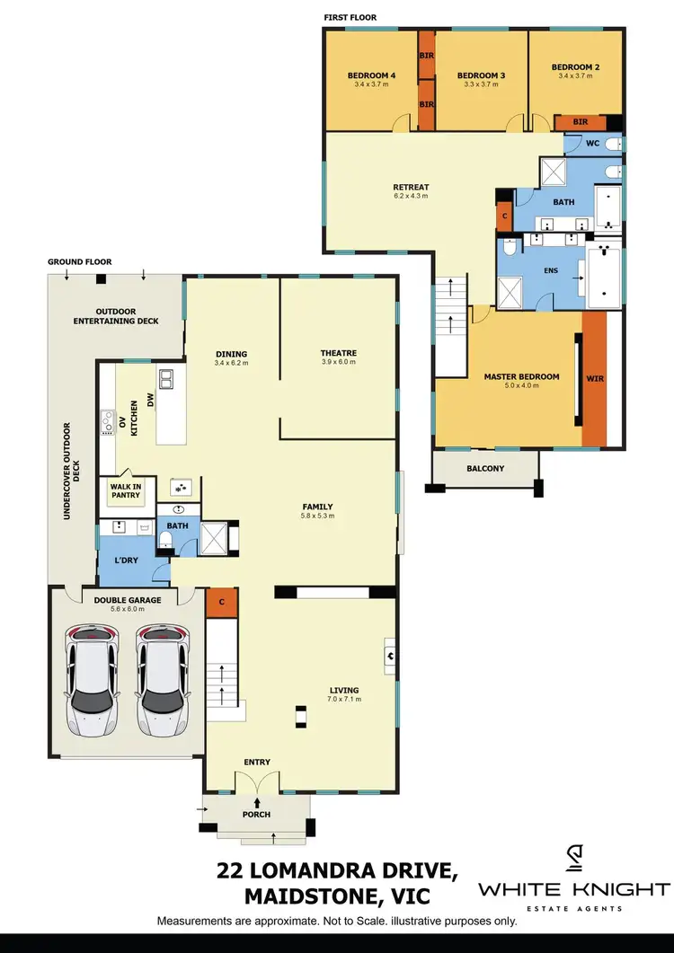 Floorplan of Homely house listing, 22 Lomandra Drive, Maidstone VIC 3012