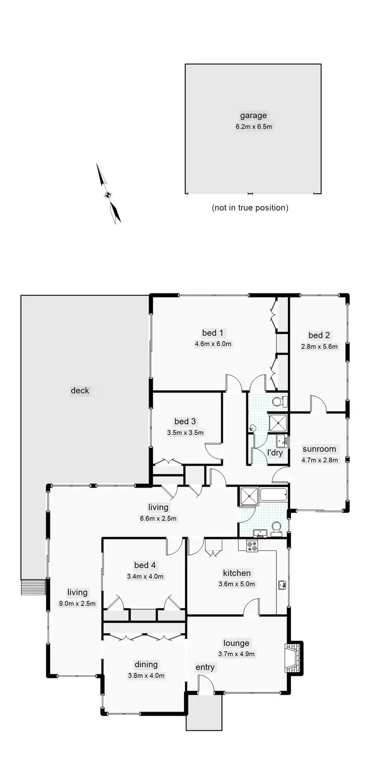 Floorplan of Homely house listing, 124 A'Beckett Road, Narre Warren North VIC 3804
