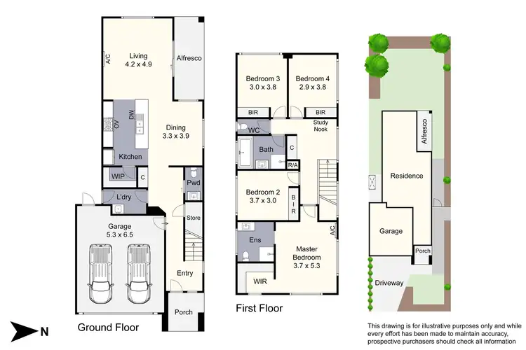 Floorplan of Homely house listing, 12 Lymington Street, Keysborough VIC 3173