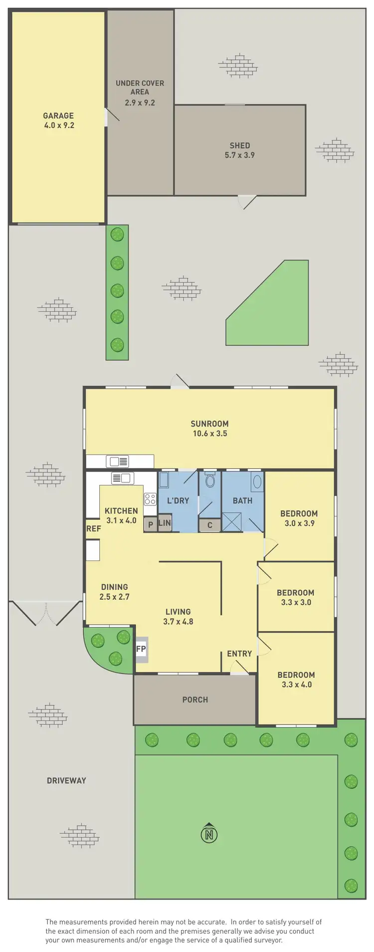 Floorplan of Homely house listing, 26 Laming Road, Deer Park VIC 3023