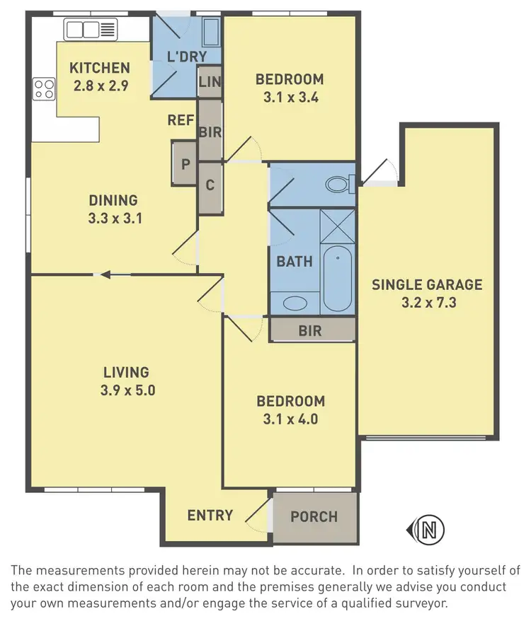 Floorplan of Homely unit listing, 3/53 Hertford Road, Sunshine VIC 3020