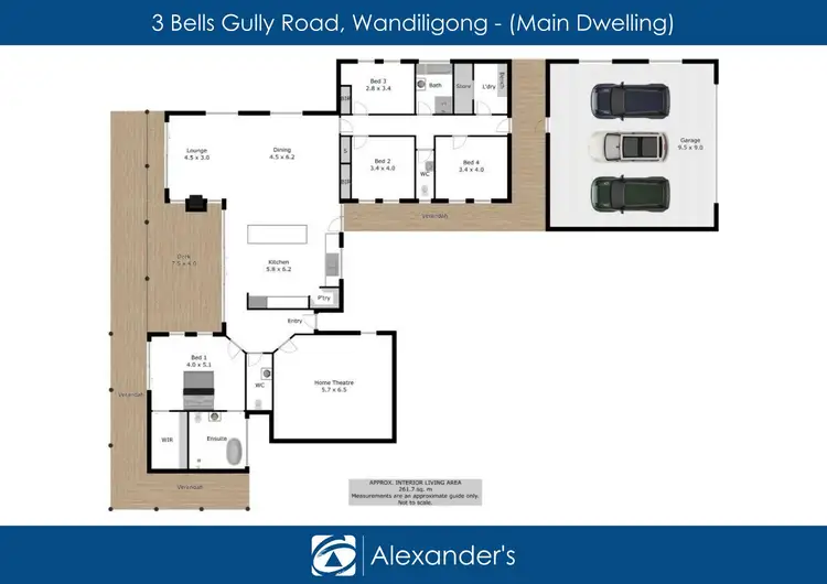 Floorplan of Homely house listing, 3 Bells Gully Road, Wandiligong VIC 3744