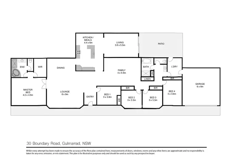 Floorplan of Homely house listing, 30 Boundary Road, Gulmarrad NSW 2463
