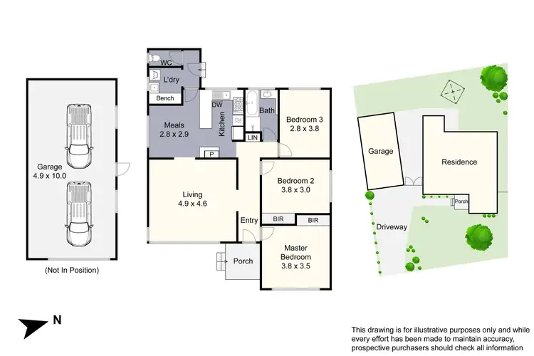 Floorplan of Homely house listing, 14 Cambridge Drive, Springvale South VIC 3172