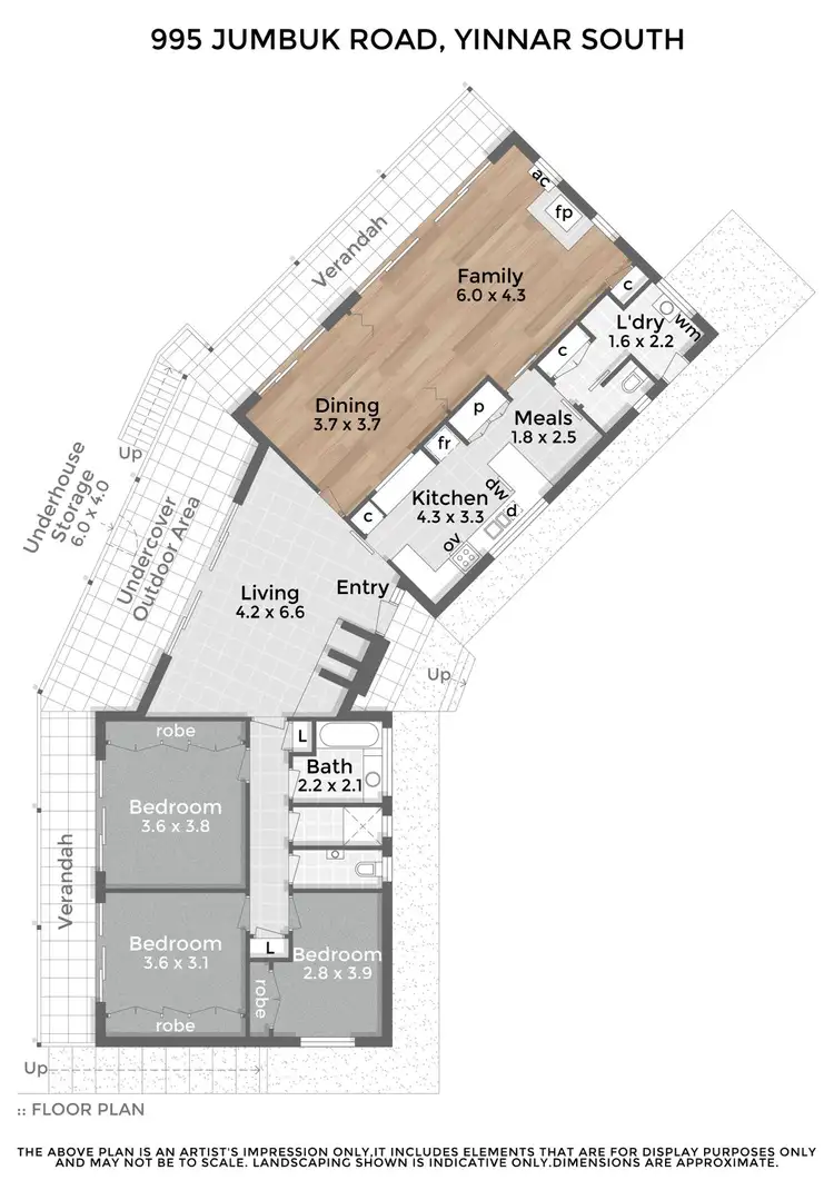 Floorplan of Homely house listing, 995 Jumbuk Road, Yinnar South VIC 3869