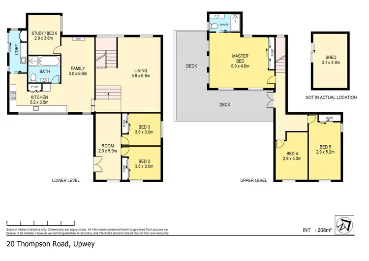 Floorplan of Homely house listing, 20 Thompson Road, Upwey VIC 3158