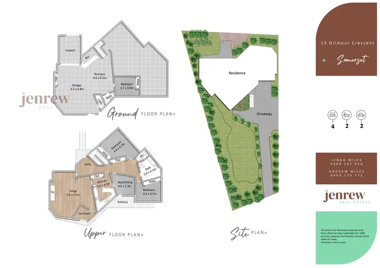 Floorplan of Homely house listing, 13 Gilmour Crescent, Somerset TAS 7322