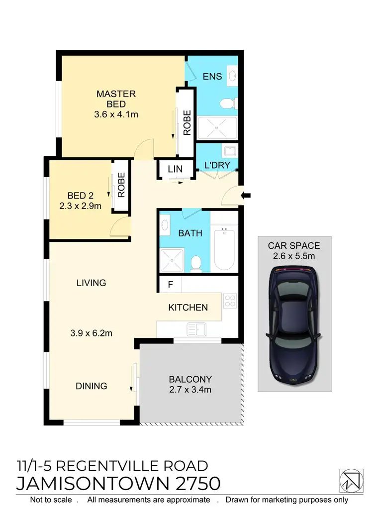Floorplan of Homely apartment listing, 11/1-5 Regentville Road, Jamisontown NSW 2750