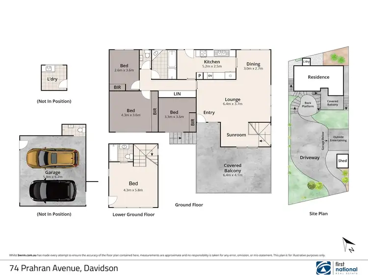 Floorplan of Homely house listing, 74 Prahran Avenue, Davidson NSW 2085