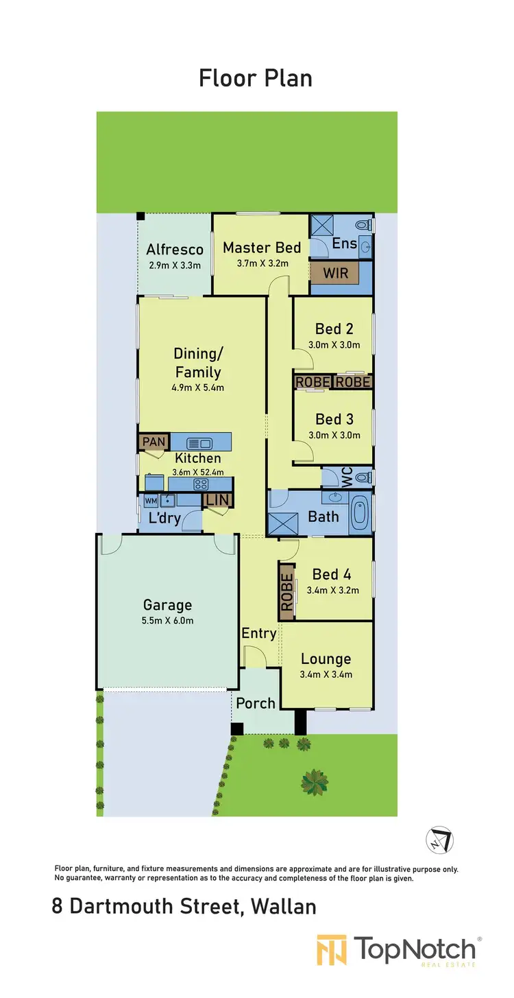 Floorplan of Homely house listing, 8 Dartmouth Street, Wallan VIC 3756