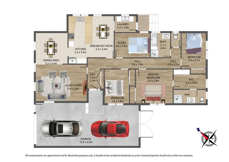 Floorplan of Homely house listing, 4 Calverton Road, Kealba VIC 3021