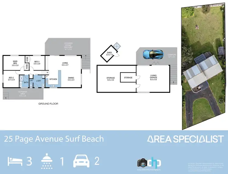 Floorplan of Homely house listing, 25 Page Avenue, Surf Beach VIC 3922