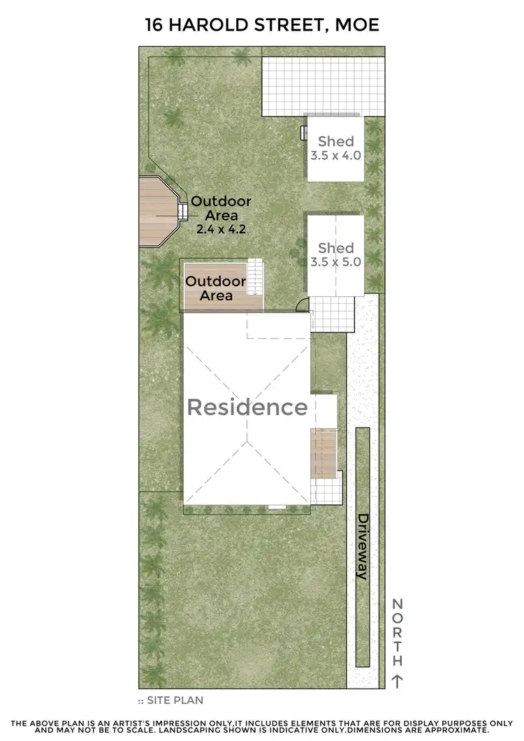 Floorplan of Homely house listing, 16 Harold Street, Moe VIC 3825