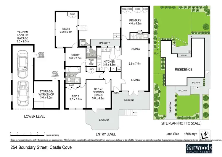 Floorplan of Homely house listing, 254 Boundary Street, Castle Cove NSW 2069