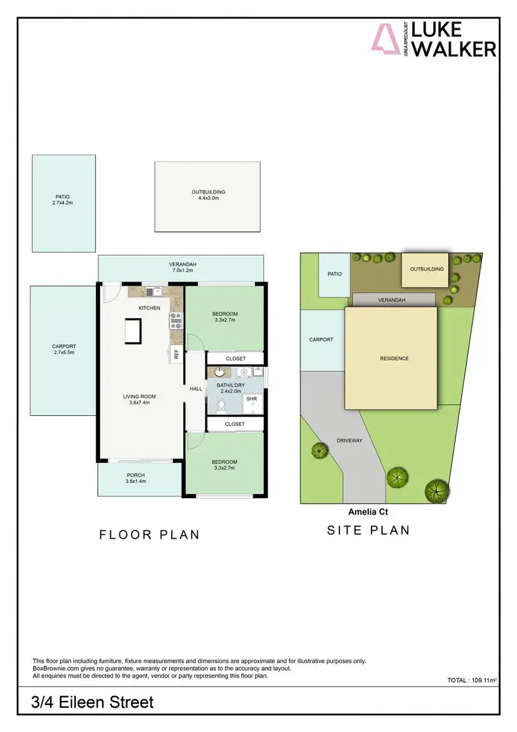 Floorplan of Homely unit listing, 3/4 Eileen Street, Mildura VIC 3500