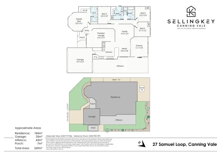 Floorplan of Homely house listing, 27 Samuel Loop, Canning Vale WA 6155