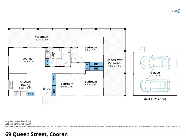 Floorplan of Homely house listing, 69 Queen Street, Cooran QLD 4569