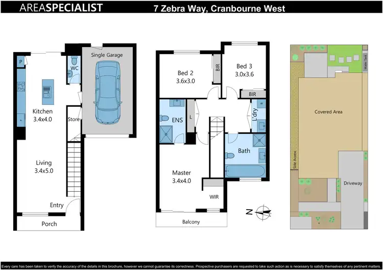 Floorplan of Homely house listing, 7 Zebra Way, Cranbourne West VIC 3977