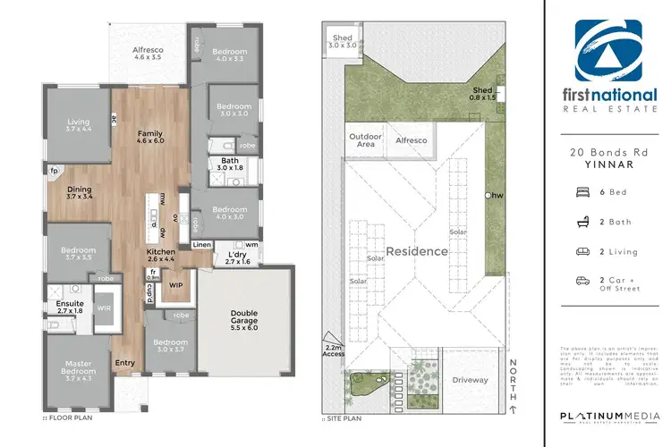 Floorplan of Homely house listing, 20 Bonds Road, Yinnar VIC 3869