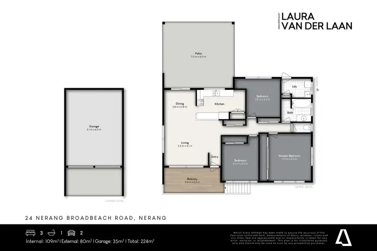 Floorplan of Homely house listing, 24 Nerang - Broadbeach Road, Nerang QLD 4211