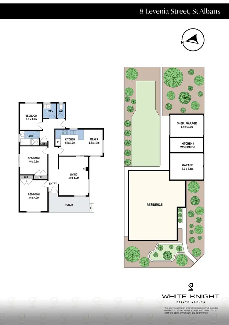 Floorplan of Homely house listing, 8 Levenia Street, St Albans VIC 3021
