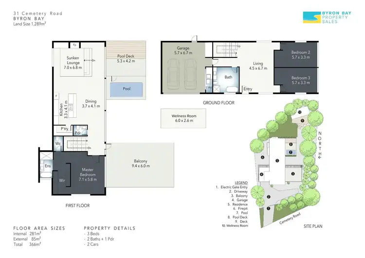 Floorplan of Homely house listing, 31 Cemetery Road, Byron Bay NSW 2481