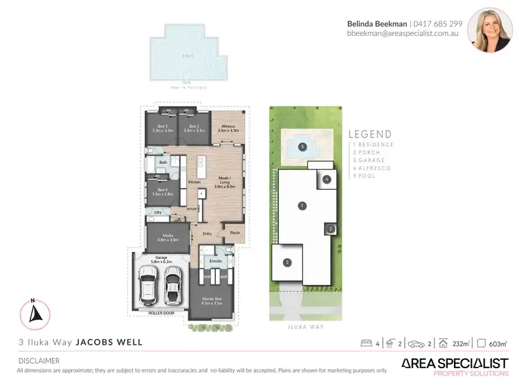 Floorplan of Homely house listing, 3 Iluka Way, Jacobs Well QLD 4208