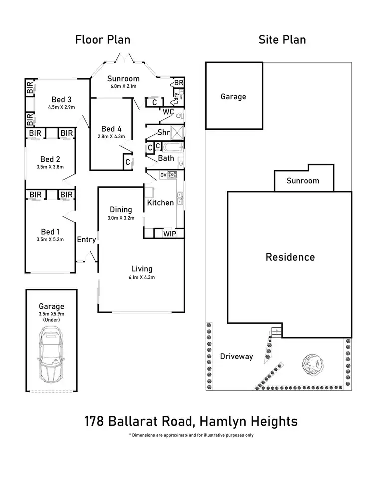 Floorplan of Homely house listing, 178 Ballarat Road, Hamlyn Heights VIC 3215